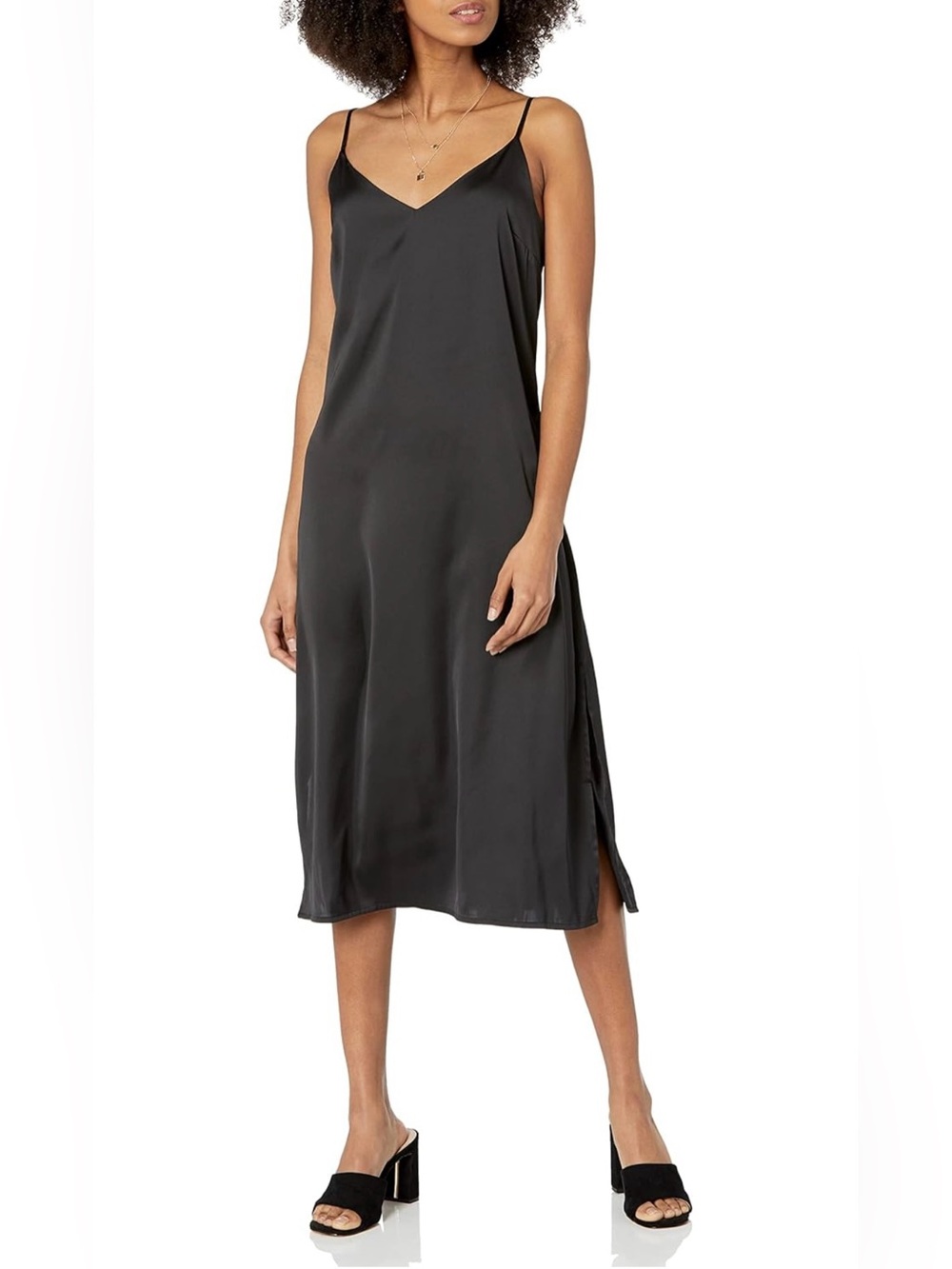 The Drop midi slip dress